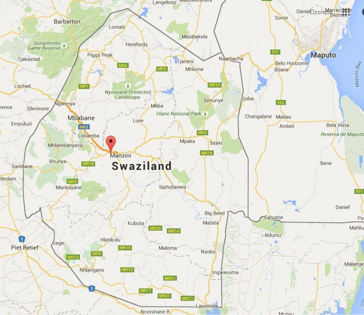 Карта матсафа, Свазиленд